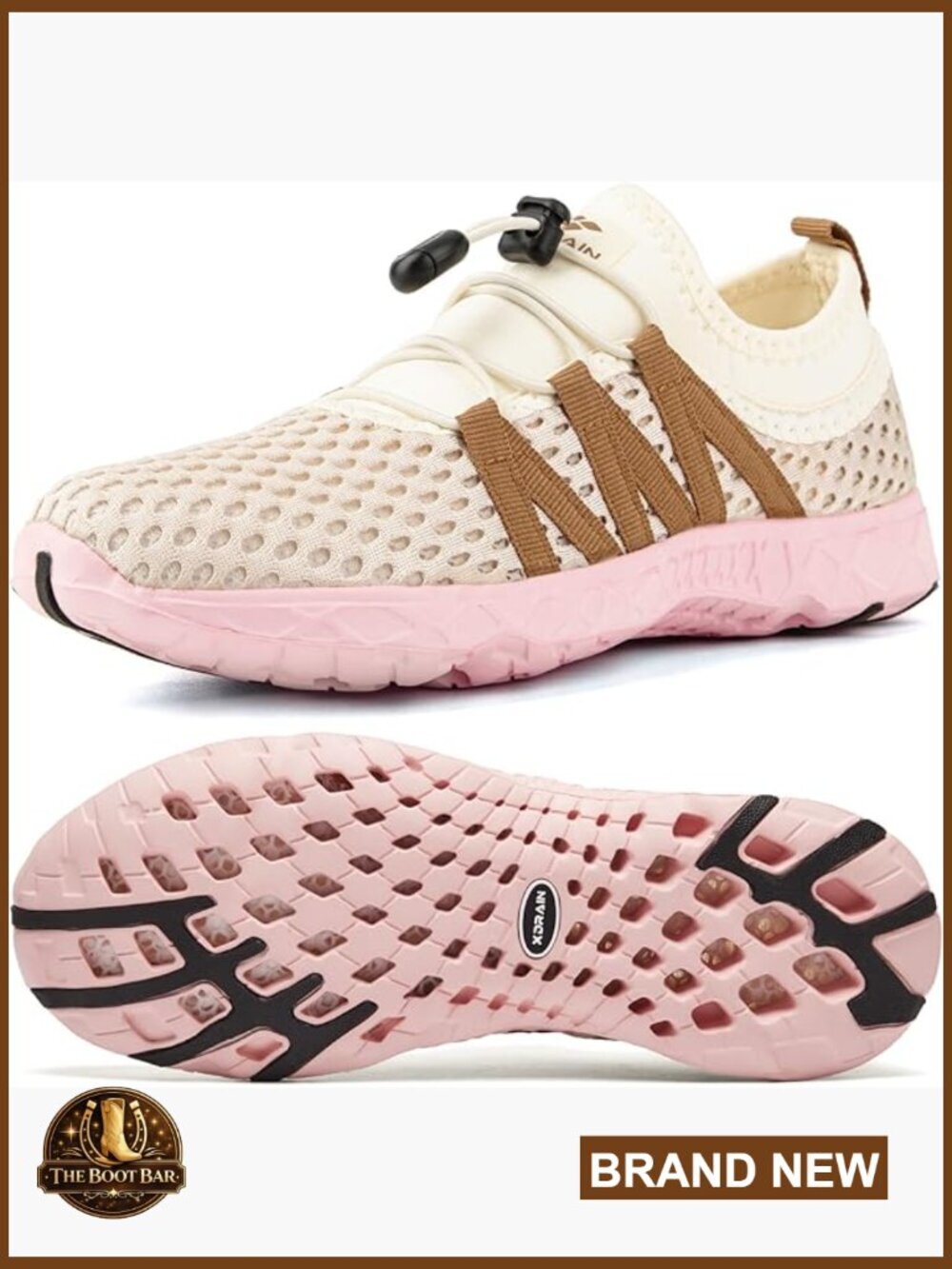 Athletic Slip-On Water Shoes with Breathable Mesh Sole